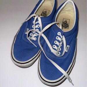 Vans Blue Canvas Sneakers